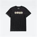 Distressed logo r t dk black