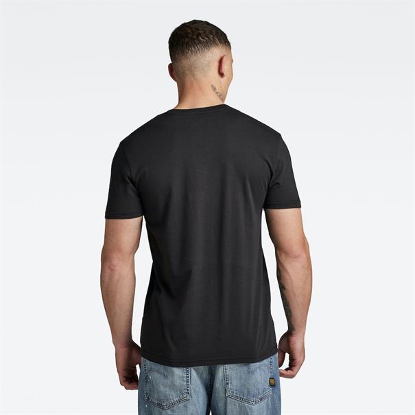 Distressed logo r t dk black