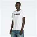 Distressed logo r t white