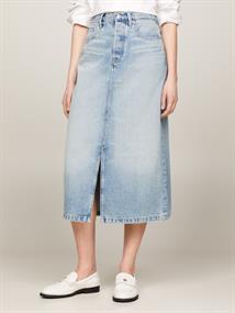 DNM MIDI STRAIGHT SKIRT HW ASH ash