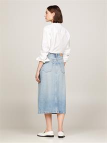 DNM MIDI STRAIGHT SKIRT HW ASH ash
