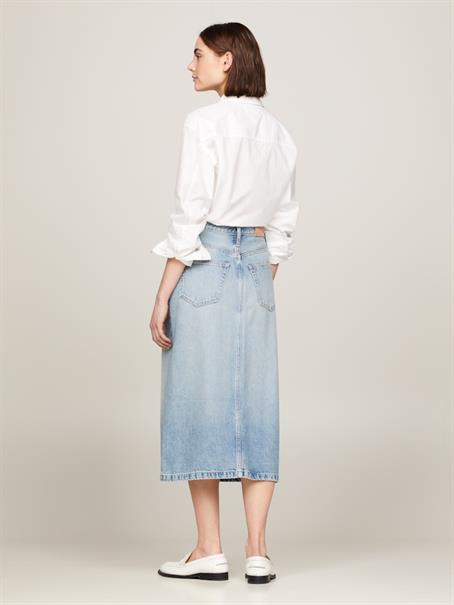 DNM MIDI STRAIGHT SKIRT HW ASH ash