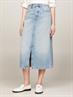 DNM MIDI STRAIGHT SKIRT HW ASH ash