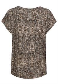DOB Bluse leo: brown