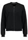 DOB Bomberjacke in jacquard sweat,langarm,Rippbündchen+Stehkragen black