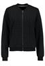DOB Bomberjacke in jacquard sweat,langarm,Rippbündchen+Stehkragen black