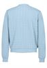 DOB Bomberjacke in jacquard sweat,langarm,Rippbündchen+Stehkragen sky grey blue