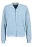 DOB Bomberjacke in jacquard sweat,langarm,Rippbündchen+Stehkragen sky grey blue