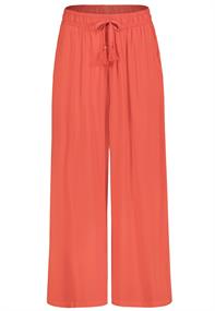 DOB Hose,weites Bein Style ,elastischer Bund mit Band und Quaste, schräge Tascheingriffe vorne flash orange