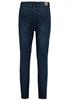 DOB Jeans,push up, skinny,5-pocket, Schlitz am Saum dark blue - black denim d213