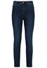 DOB Jeans,push up, skinny,5-pocket, Schlitz am Saum dark blue - black denim d213