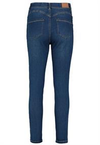 DOB Jeans,push up, skinny,5-pocket, Schlitz am Saum dark blue denim d214