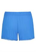 DOB Shorts, elastischer Bund mitBindeband , Pommelborte am Saum, Tascheingriffe vorn major blue
