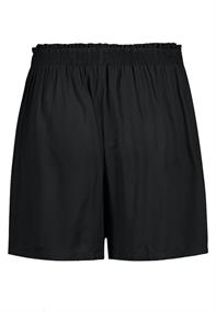 DOB Shorts, elastischer Bund mitBindeband , schräge Eingriffstaschen, Falten black