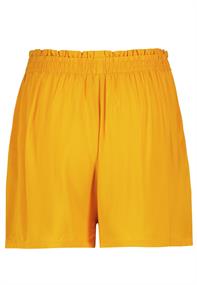 DOB Shorts, elastischer Bund mitBindeband , schräge Eingriffstaschen, Falten gold mango