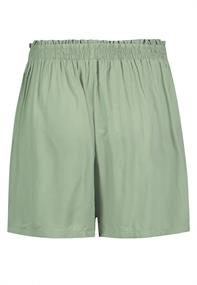DOB Shorts, elastischer Bund mitBindeband , schräge Eingriffstaschen, Falten loden frost green