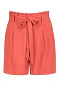 DOB Shorts, elastischer Bund mitBindeband , schräge Eingriffstaschen, Falten orange