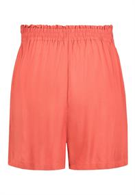 DOB Shorts, elastischer Bund mitBindeband , schräge Eingriffstaschen, Falten orange