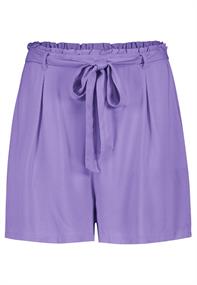 DOB Shorts, elastischer Bund mitBindeband , schräge Eingriffstaschen, Falten paisley purple