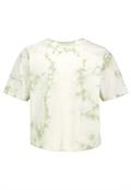 DOB T-Shirt, Batik, kurzarm, Rundhals mit Ripp-Blende, Aufschlag am Ärmel, kurze Länge sea salt green