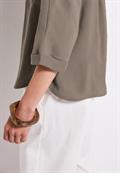 Dolman Hemdbluse dark tumbled beige