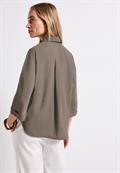 Dolman Hemdbluse dark tumbled beige