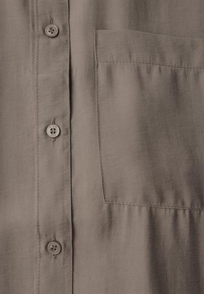 Dolman Hemdbluse dark tumbled beige