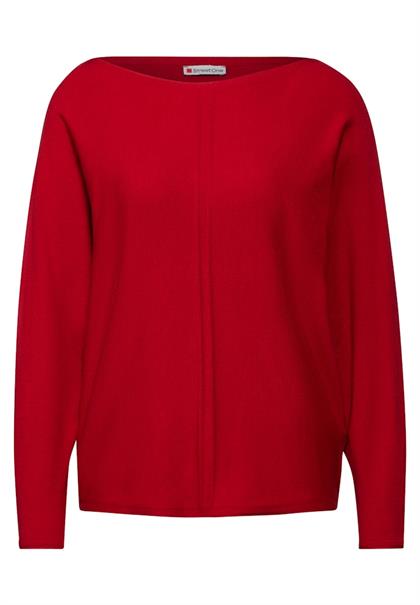 Dolman Pullover autumn red