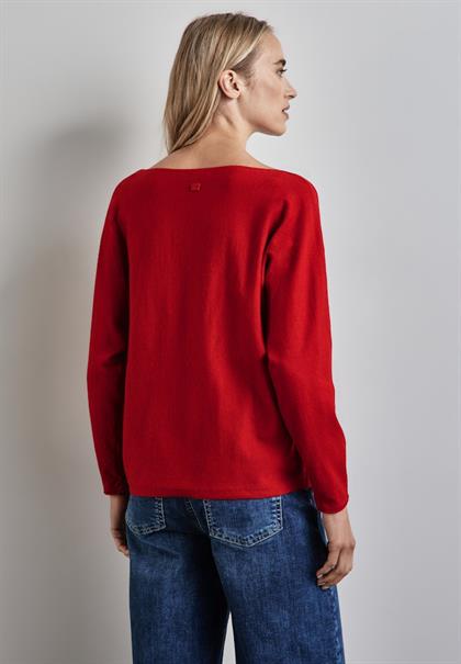 Dolman Pullover autumn red