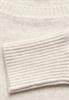 Dolman Pullover cream white melange