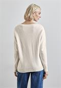 Dolman Pullover cream white melange