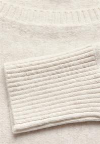Dolman Pullover cream white melange