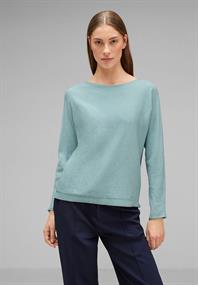 Dolman Pullover iced mint melange
