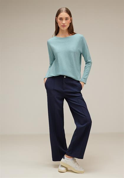 Dolman Pullover iced mint melange