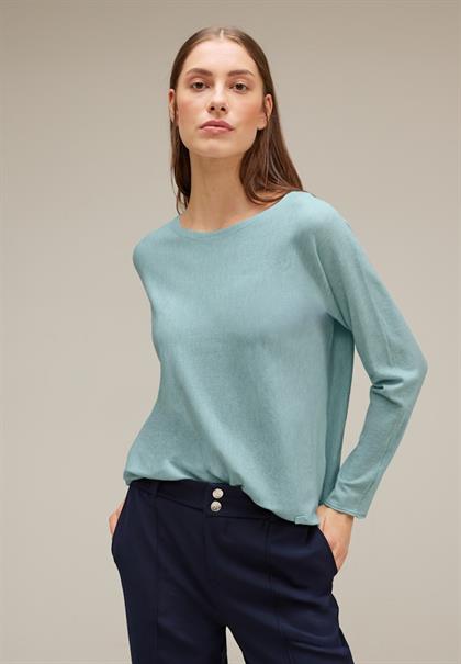 Dolman Pullover iced mint melange
