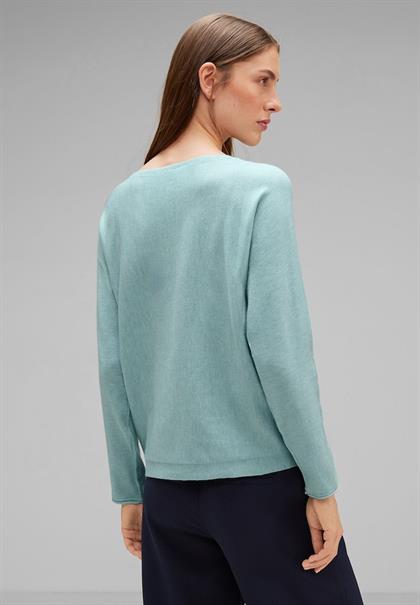 Dolman Pullover iced mint melange
