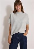 Dolman Pullover mit Turtle Neck light grey melange
