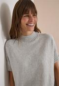 Dolman Pullover mit Turtle Neck light grey melange