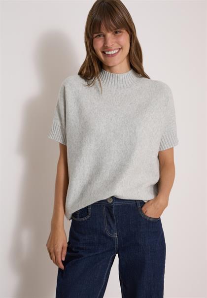 Dolman Pullover mit Turtle Neck light grey melange