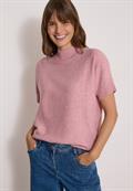 Dolman Pullover mit Turtle Neck velvet rose melange