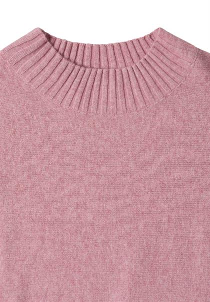 Dolman Pullover mit Turtle Neck velvet rose melange