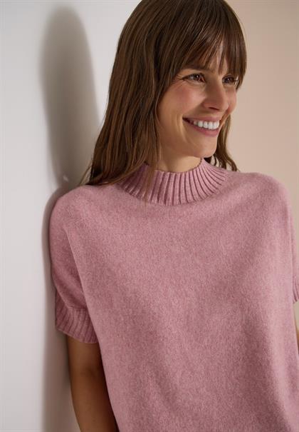 Dolman Pullover mit Turtle Neck velvet rose melange