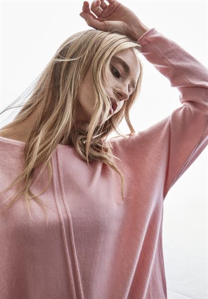 Dolman Pullover petal rose mel.