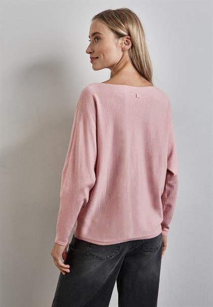 Dolman Pullover petal rose mel.