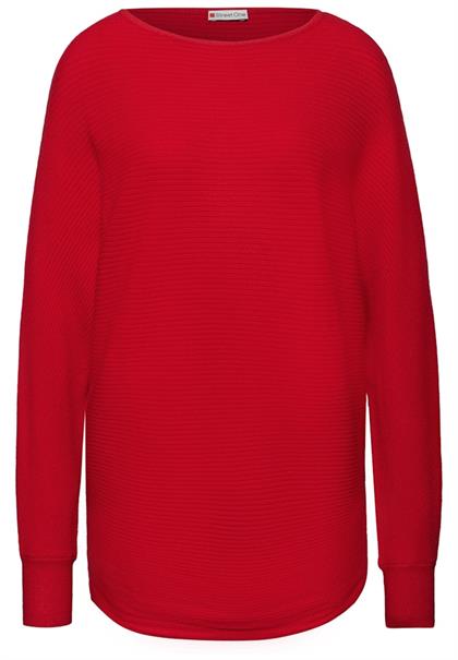 Dolman Pullover racing red