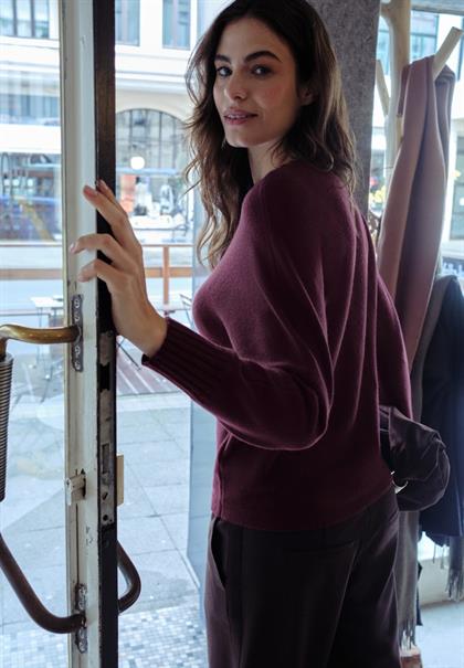 Dolman Pullover royal plum