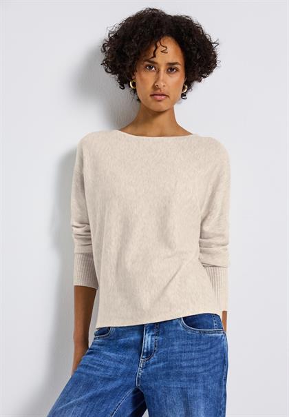 Dolman Pullover tusk cream mel.