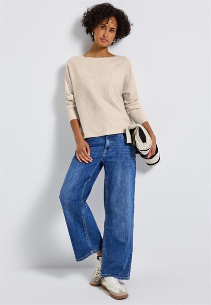 Dolman Pullover tusk cream mel.