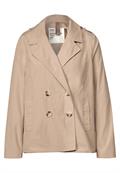 Doppelreihiger Trenchcoat desert beige
