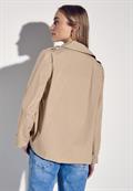 Doppelreihiger Trenchcoat desert beige
